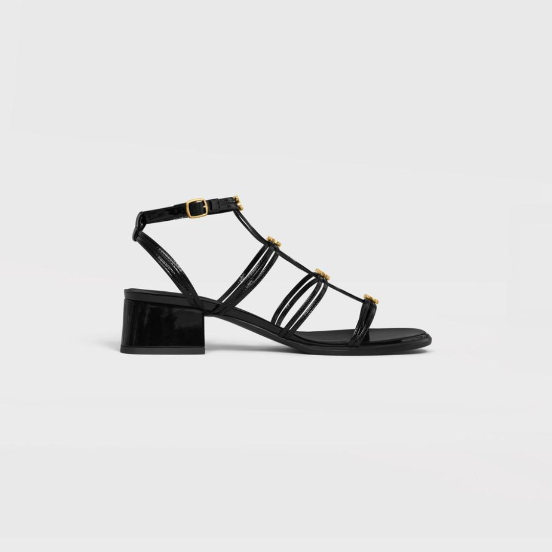 Black CC Multi Triomphe Sandal