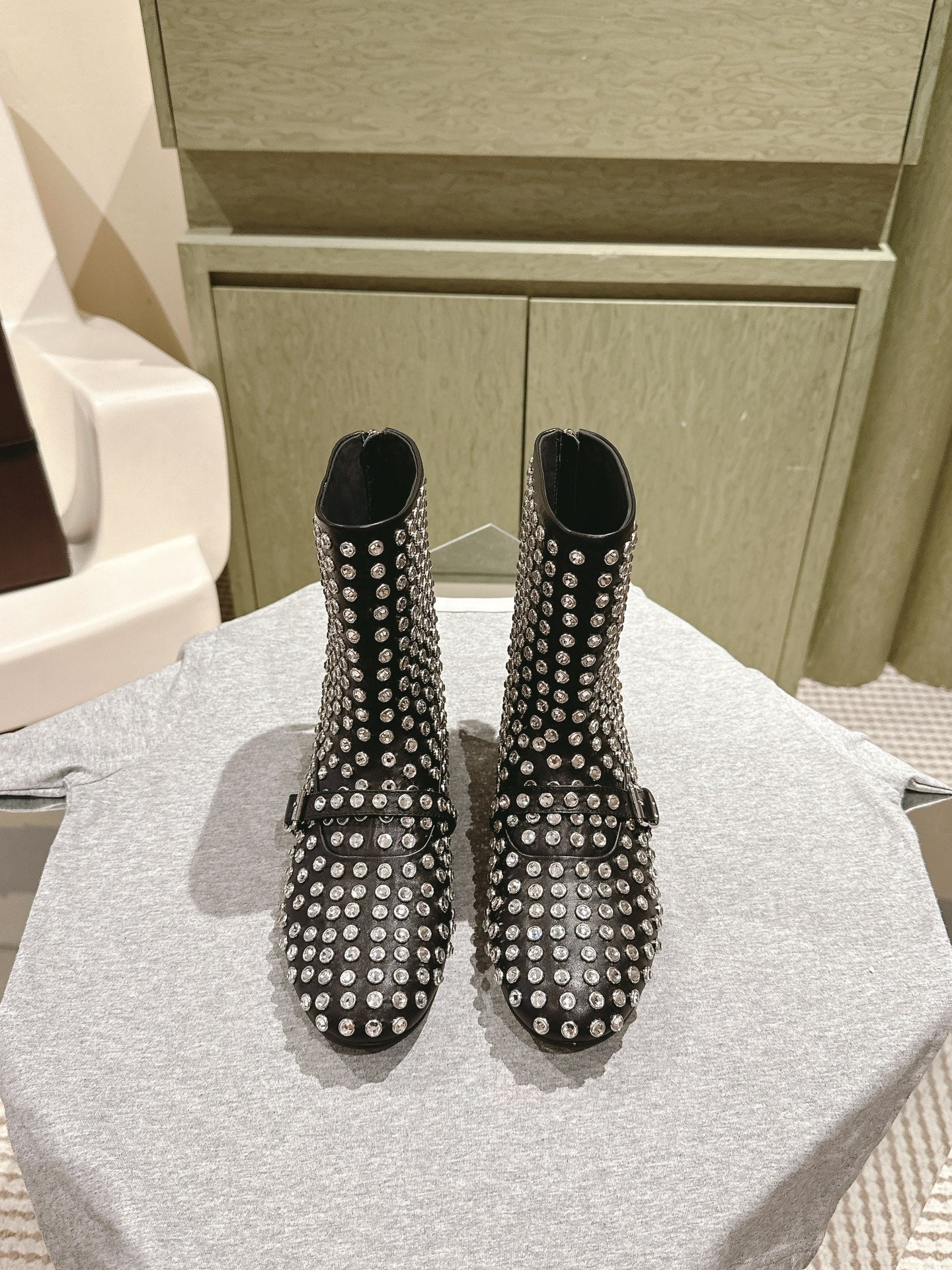 Black High Ballet Flats