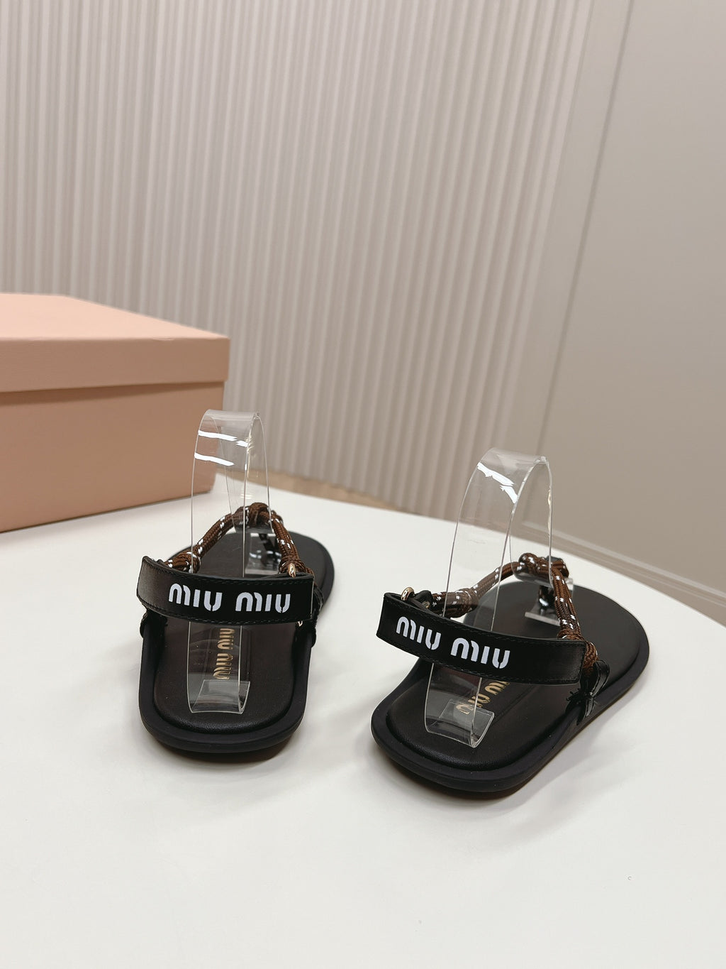 Tobacco Riviere Cord & Leather Sandals