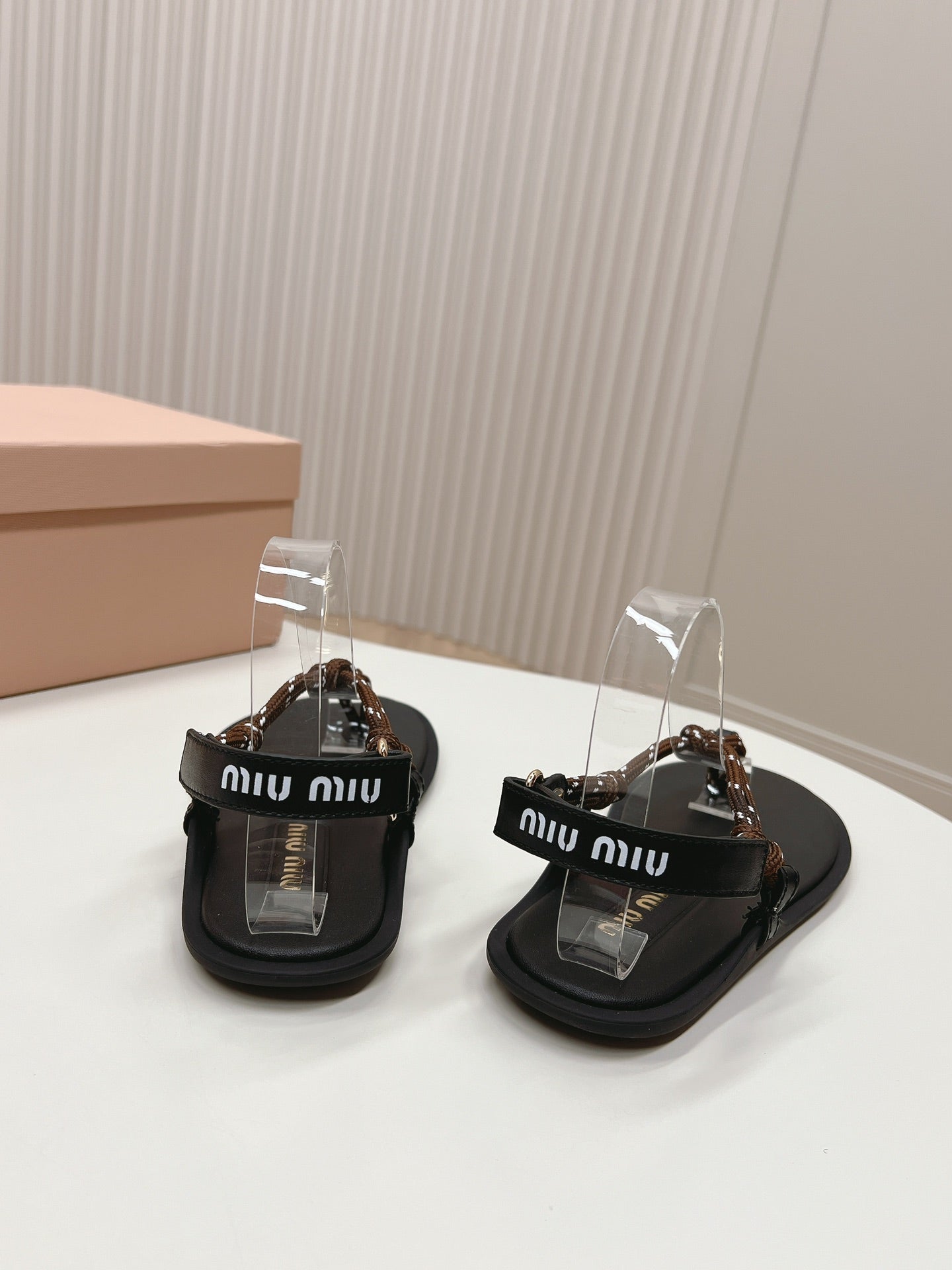 Tobacco Riviere Cord & Leather Sandals