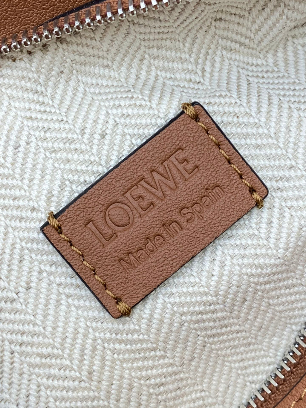 Tan Mini Puzzle Bumbag