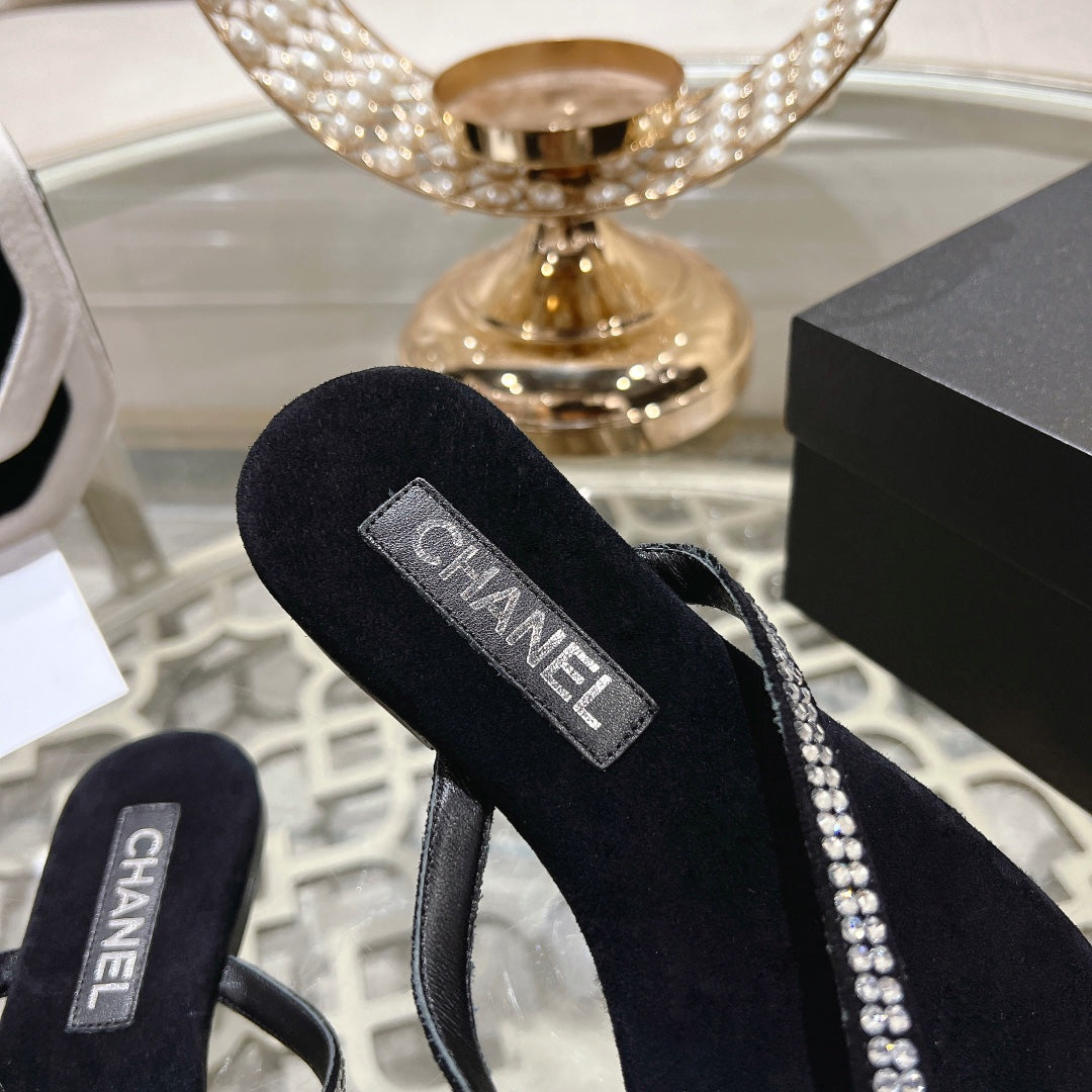 Black Suede Cruise 2024/25 Thongs