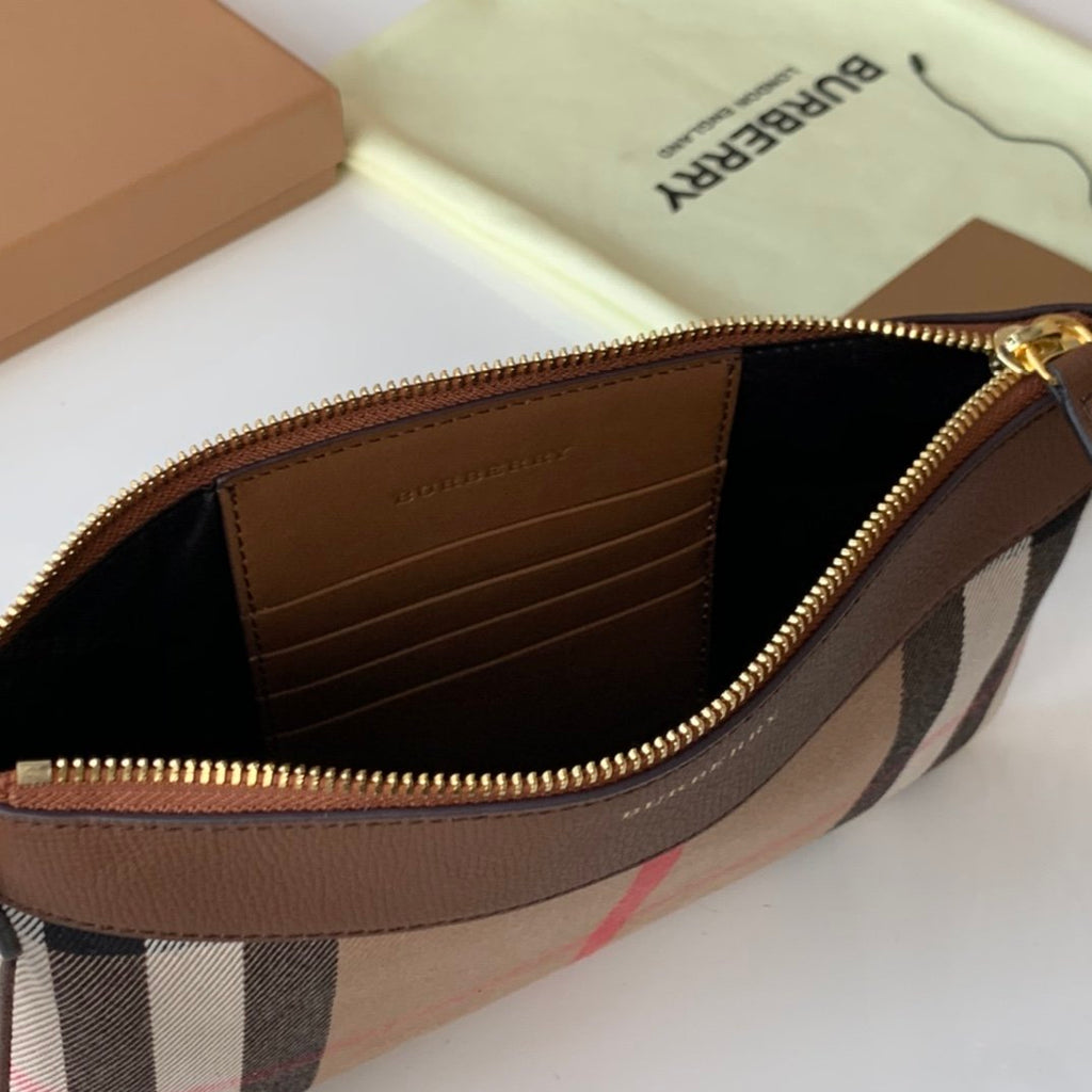 Brown leather BP bag