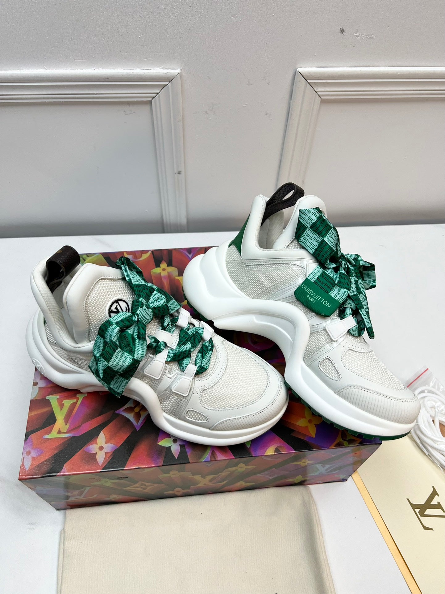 Green LA sneaker
