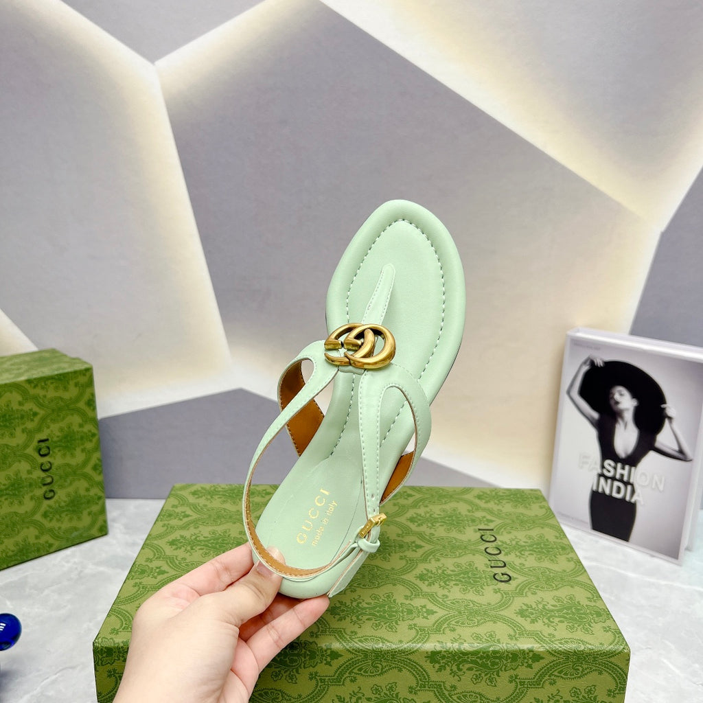 Light Green G Thong Sandal