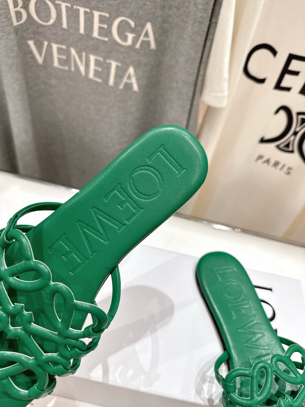 Green Petal Anagram Slide