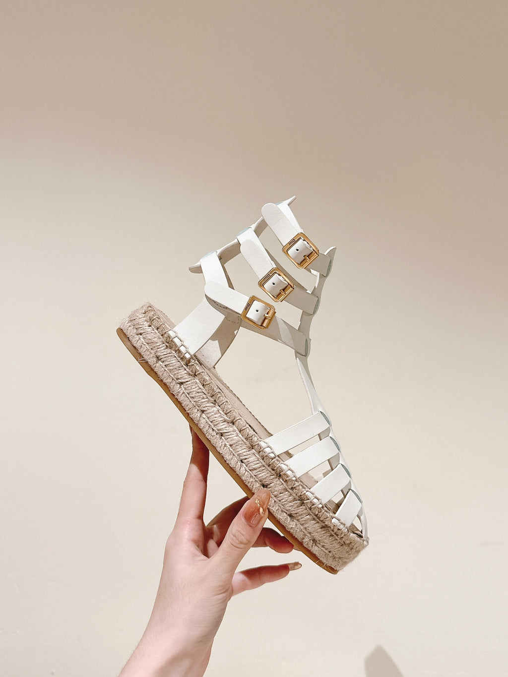 White DD Marine Sandal