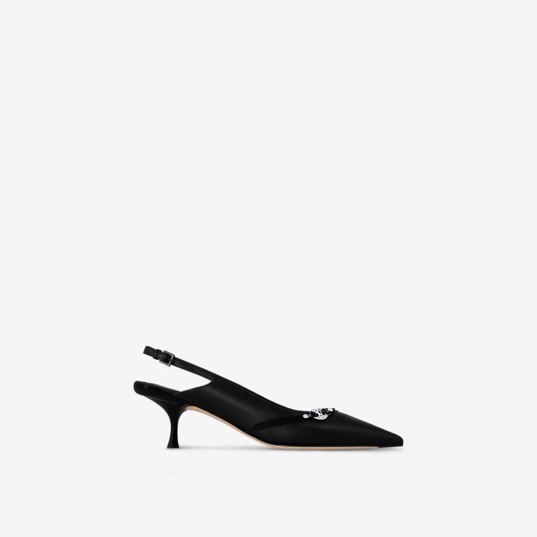 Black 6AM Slingback Pump