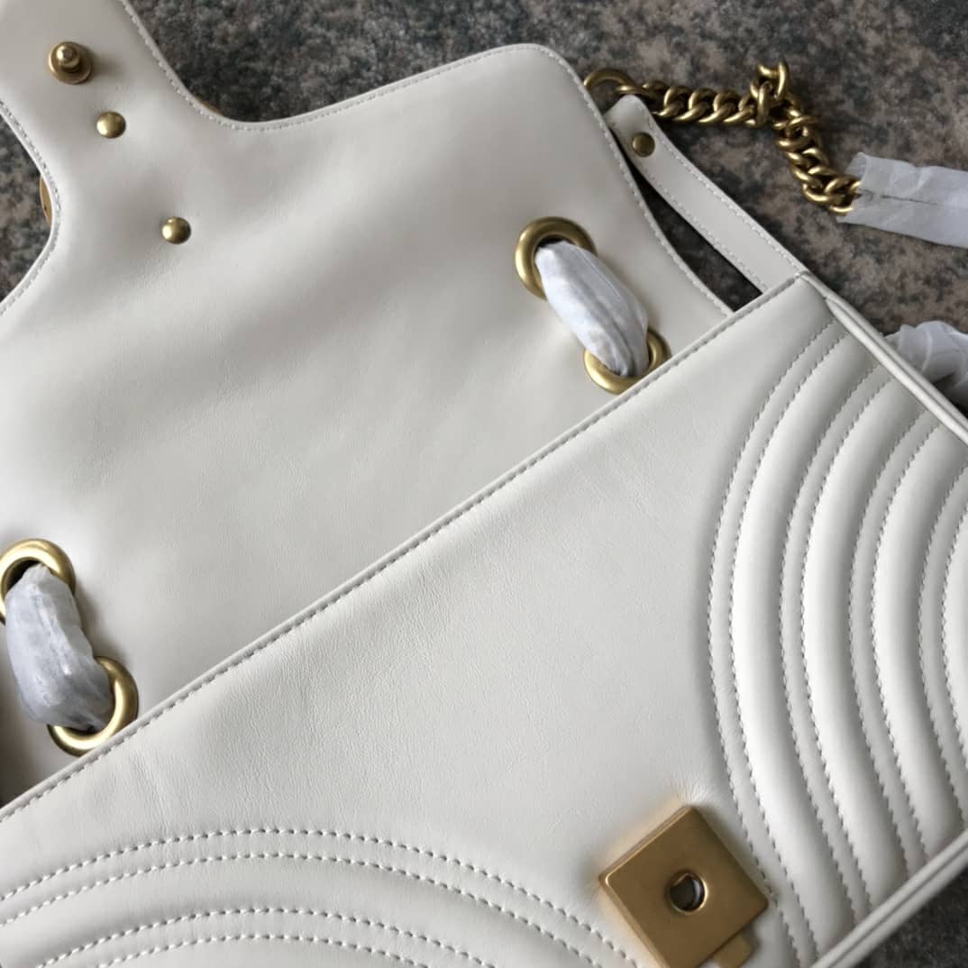 White GM small shoulder bag