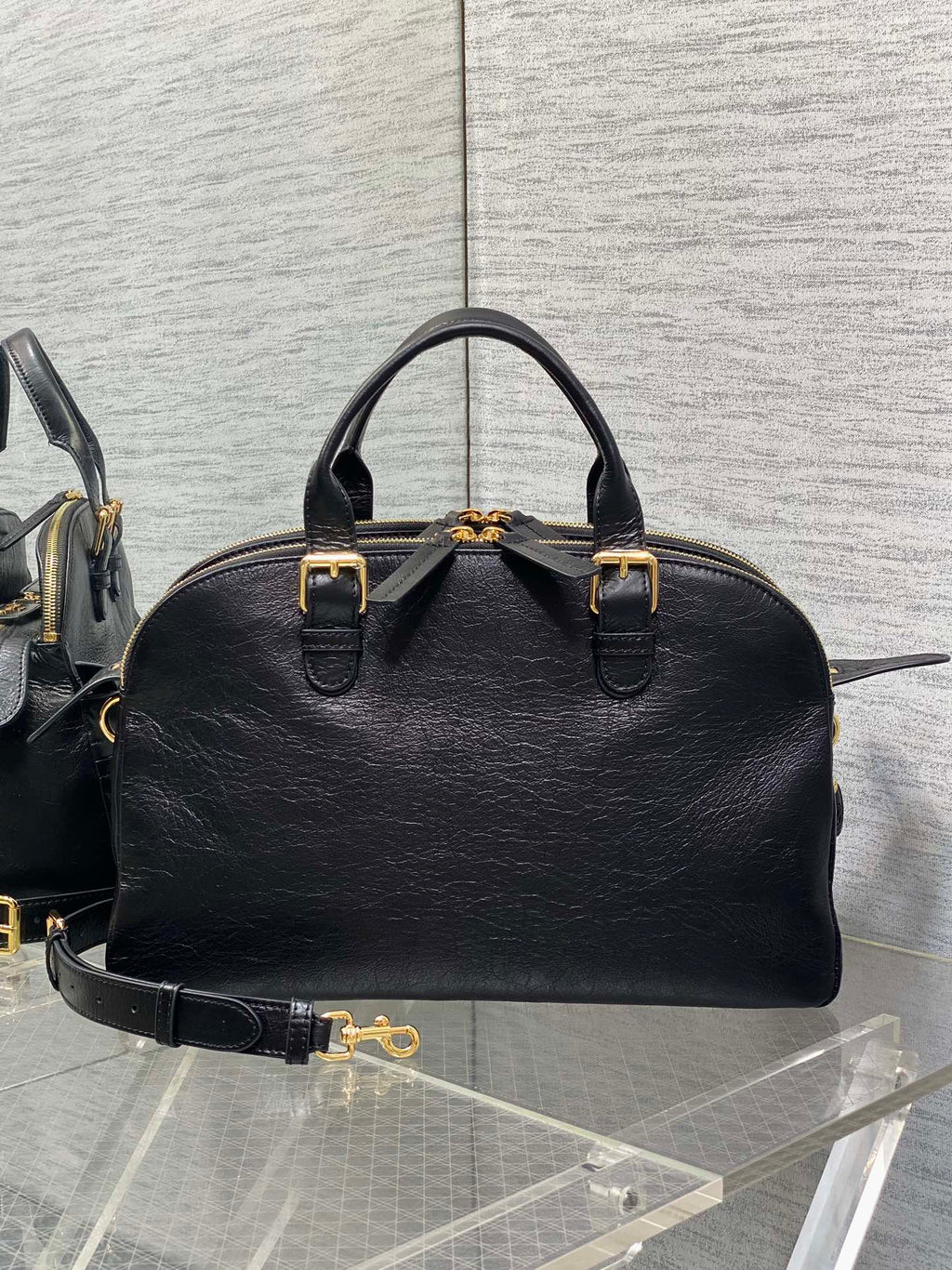 Black Medium Grand Tour Bowling Bag