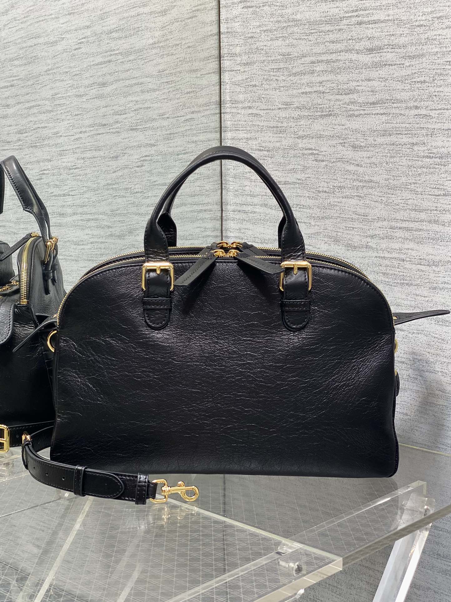 Black Medium Grand Tour Bowling Bag