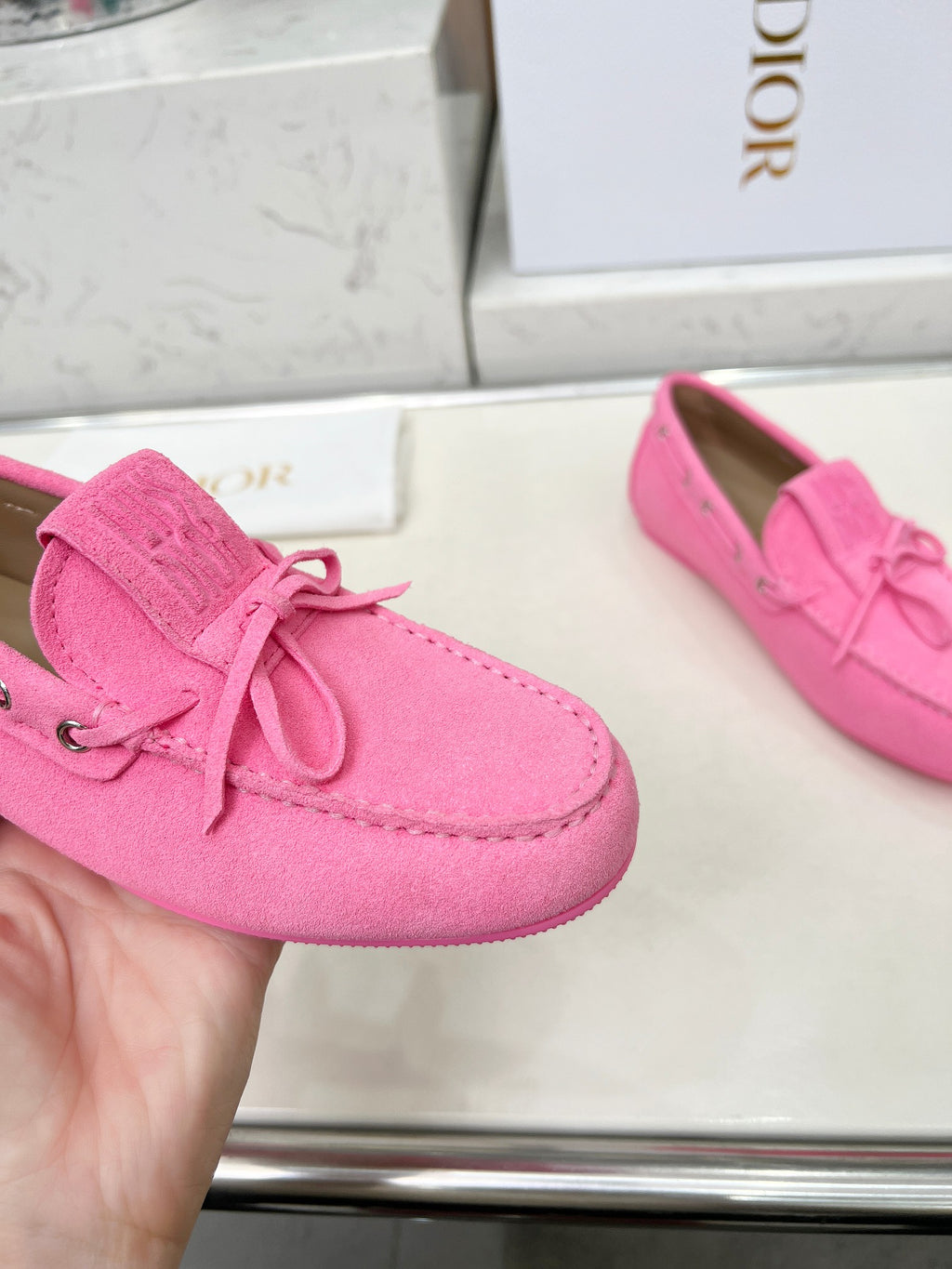 Fluorescent Pink Miss D Street Loafer