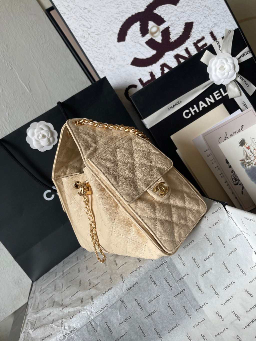 Beige 25 Small Handbag