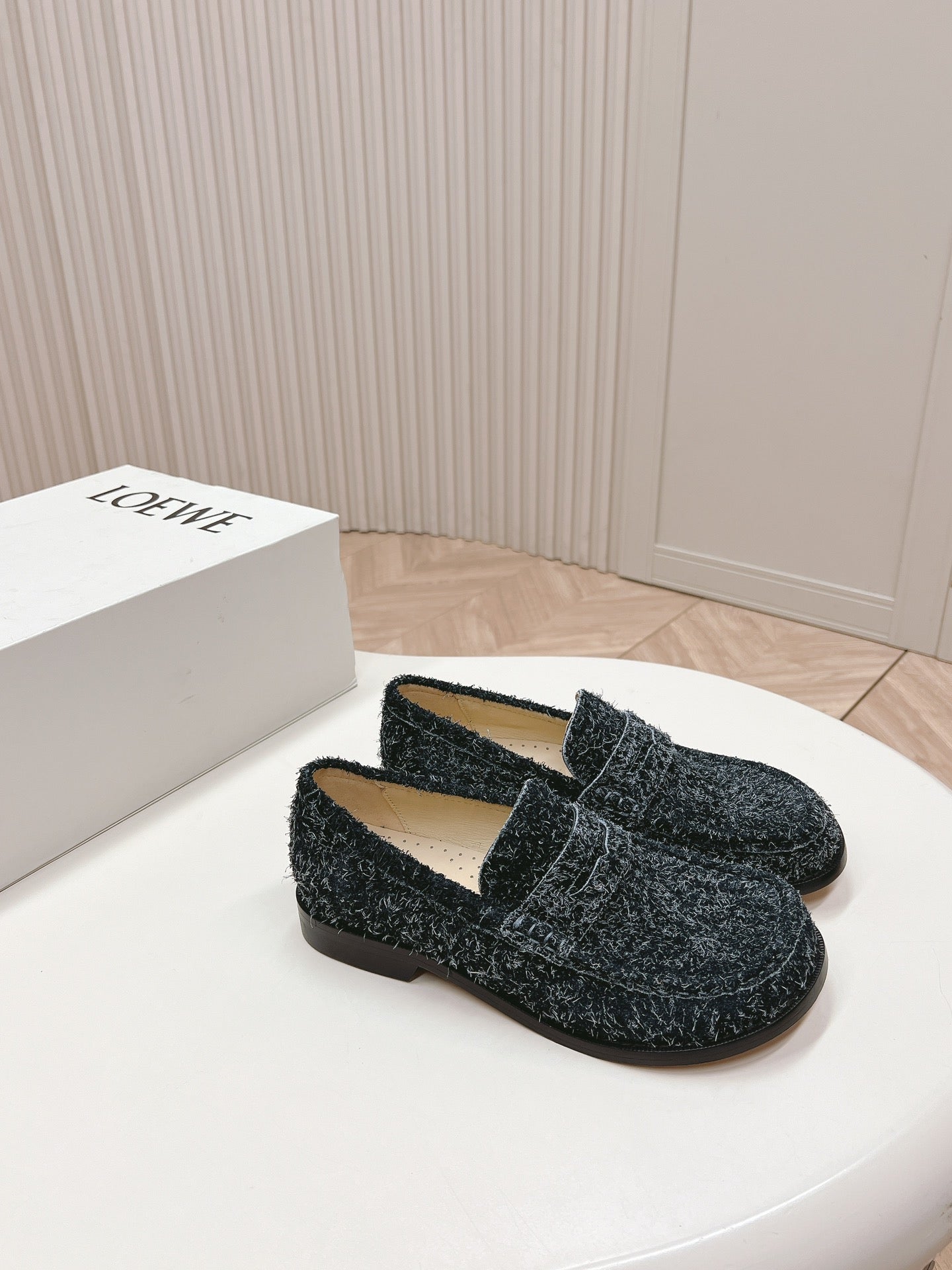 Charcoal Campo Loafer In Brushed Suede