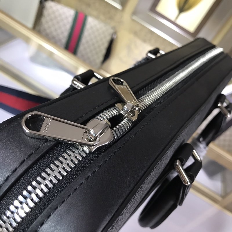 Black G briefcase