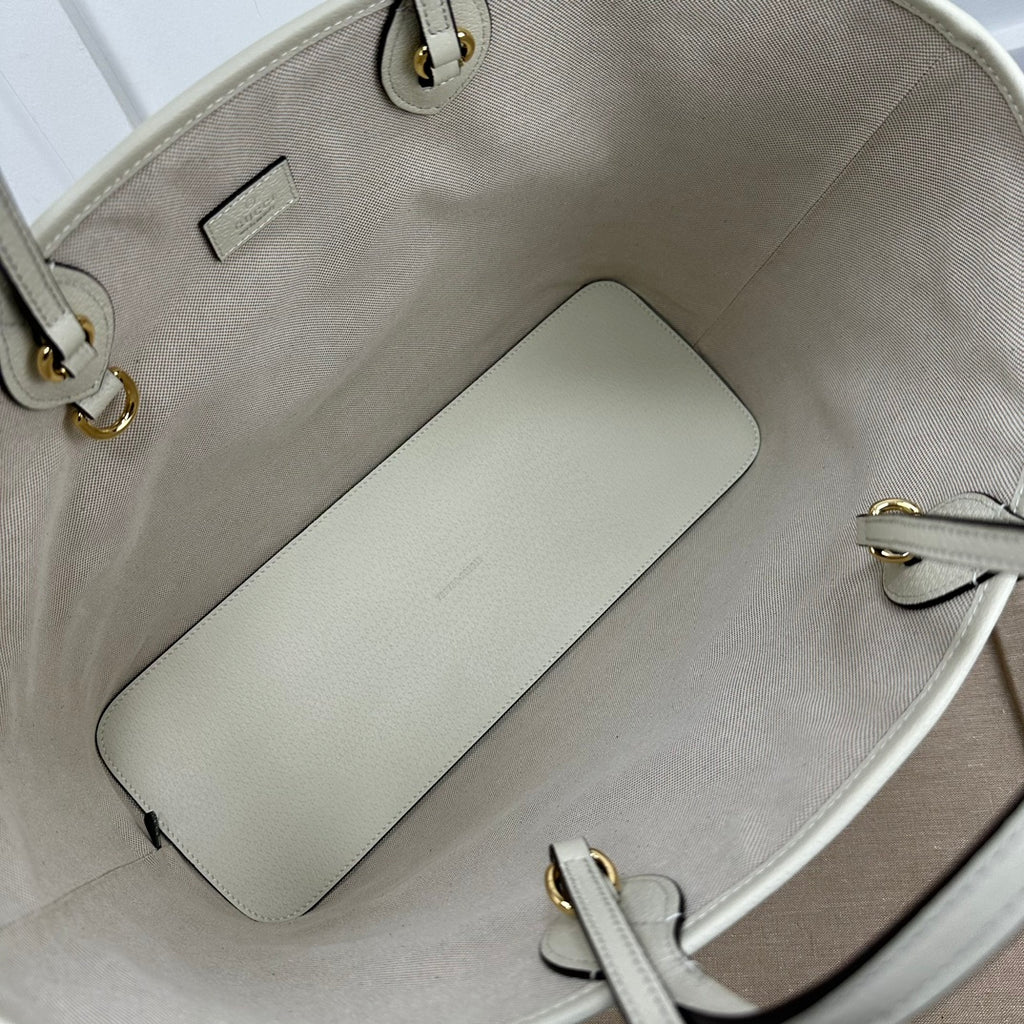 White GO Medium Tote Bag