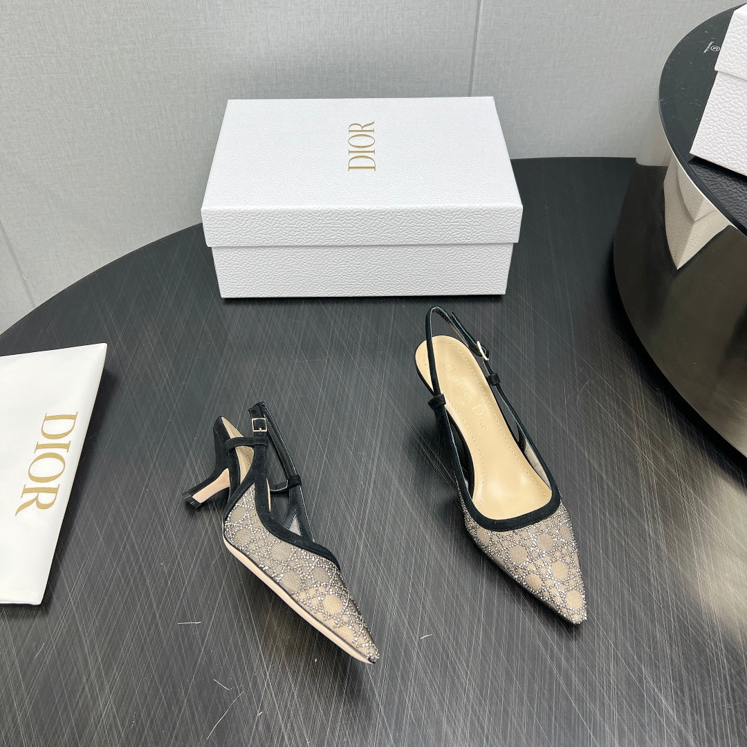 Black & Nude Capture Slingback Pump