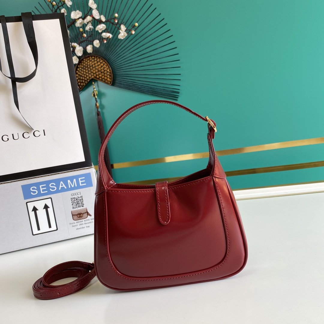 Red GJ 1961 mini shoulder bag