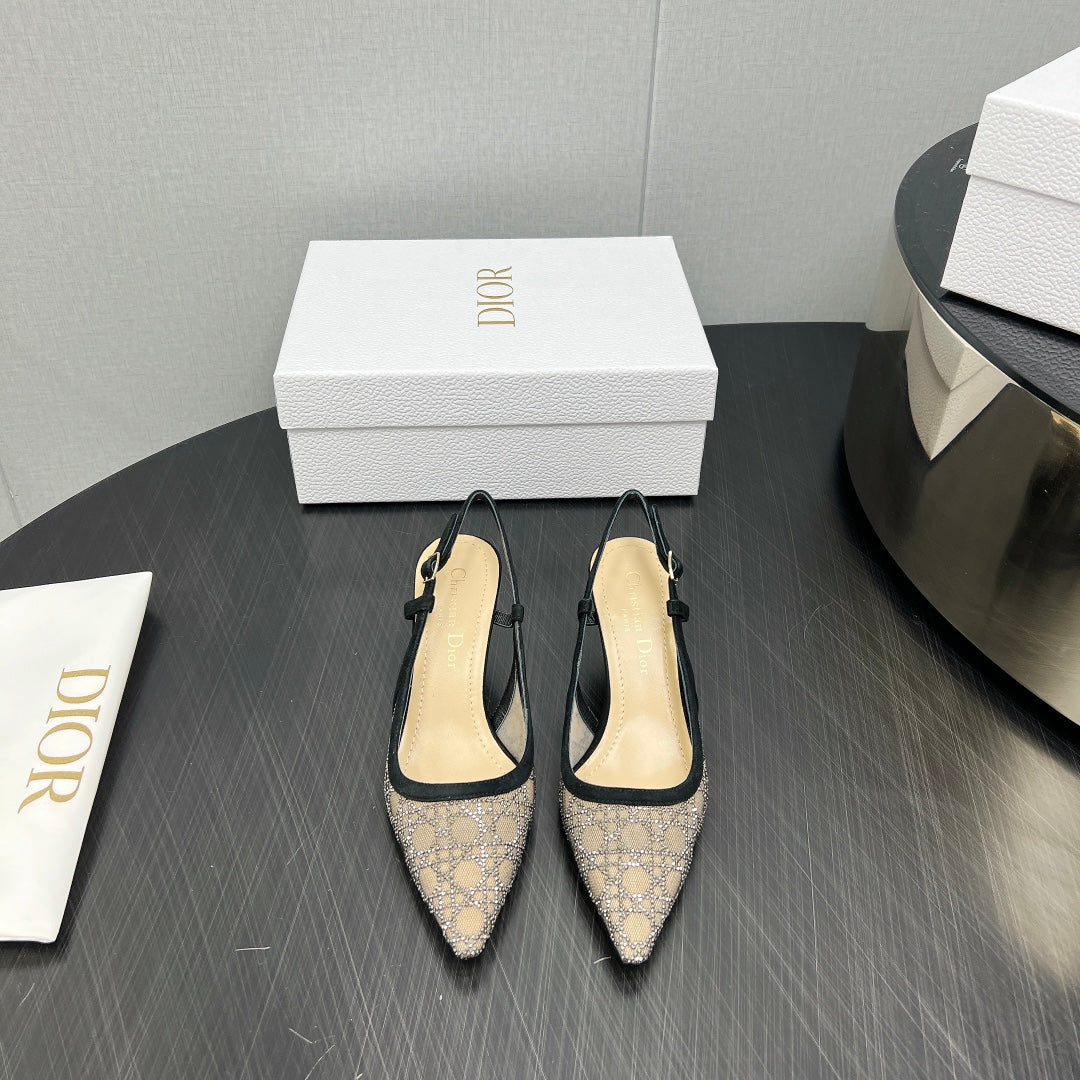 Black & Nude Capture Slingback Pump