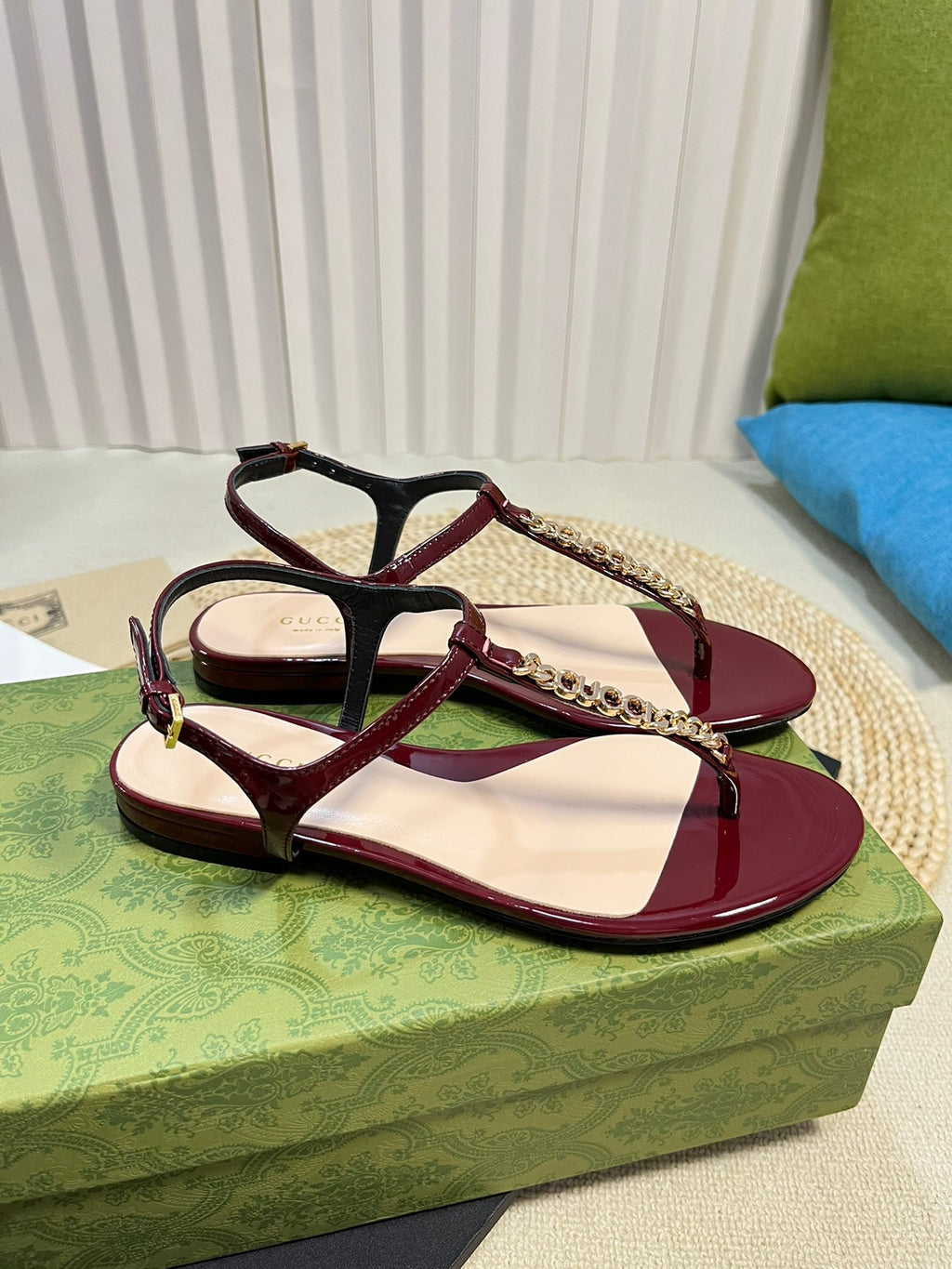 Red GS Thong Sandal