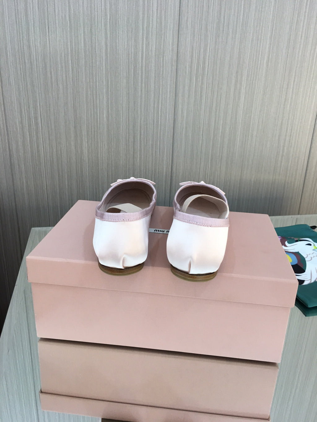 Orchid Pink M Satin ballerinas