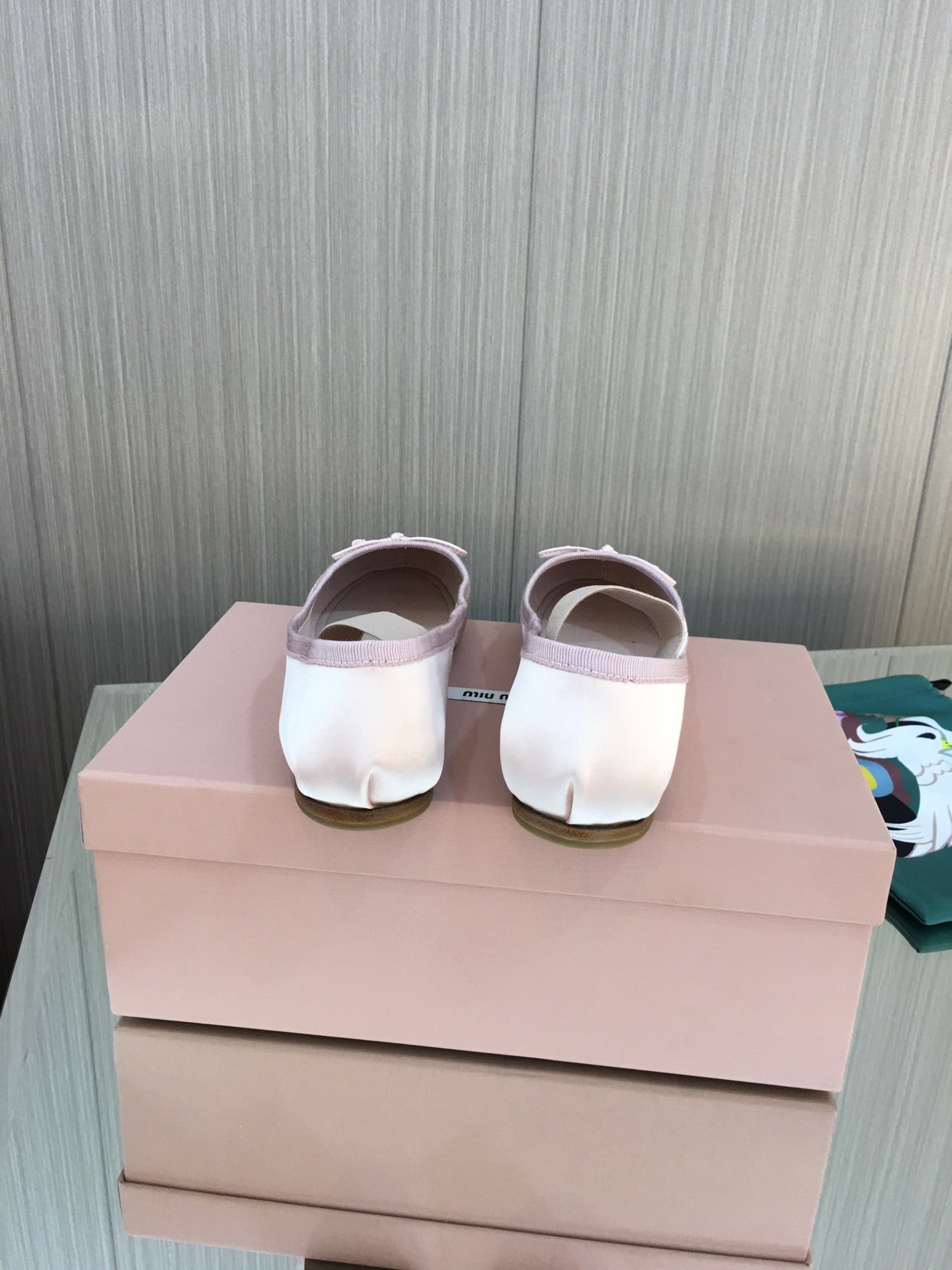 Orchid Pink M Satin ballerinas