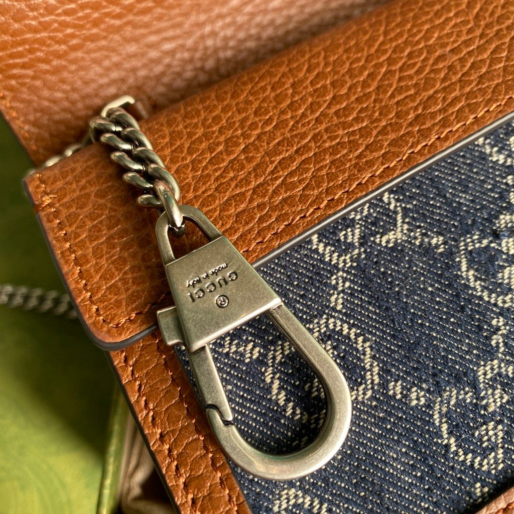 Dark blue super mini bag