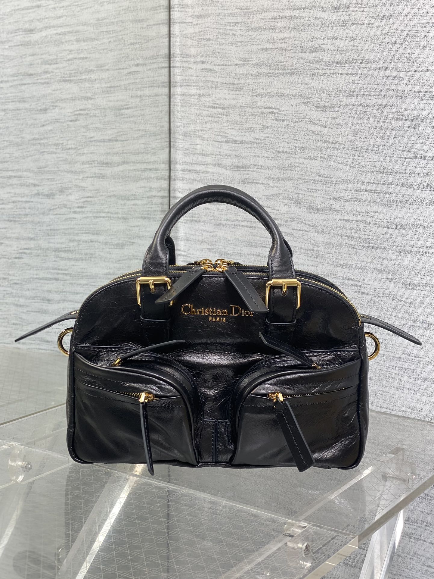 Black Small Grand Tour Bowling Bag