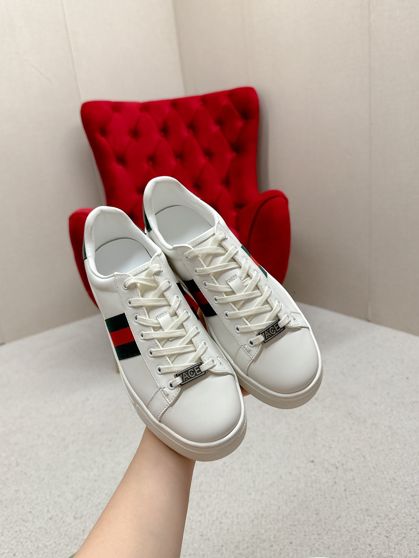 Men's White Ace Sneaker