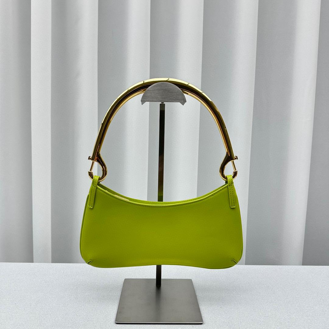 Green LB Carabiner Strap Shoulder Bag