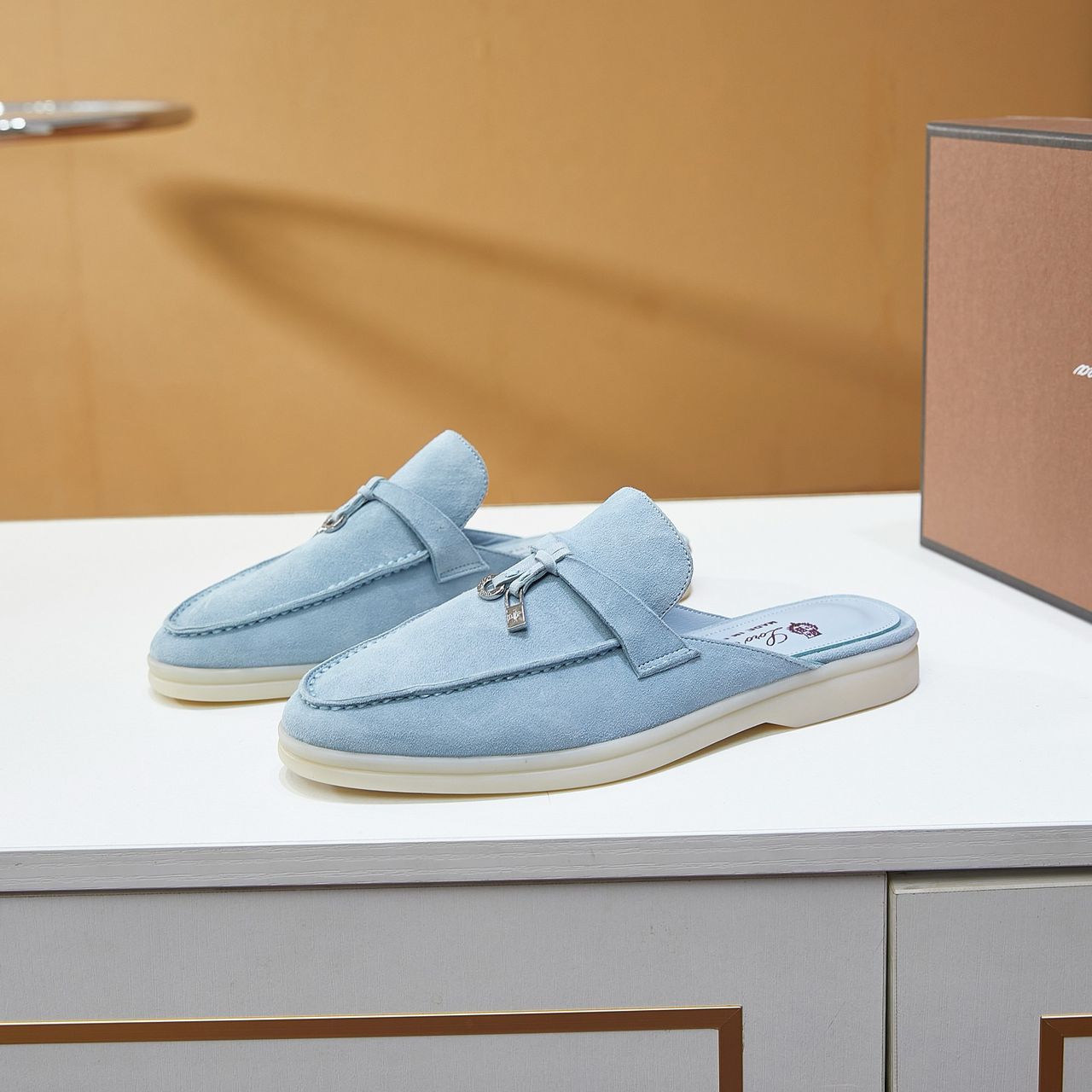 Azure Sapphire Charms Walk Loafers