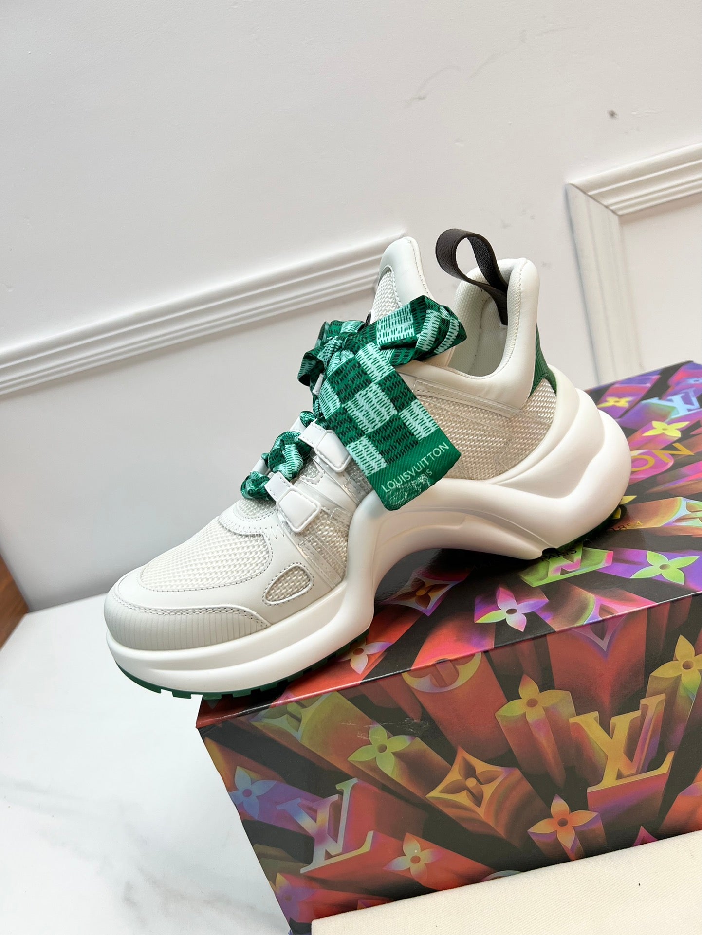 Green LA sneaker
