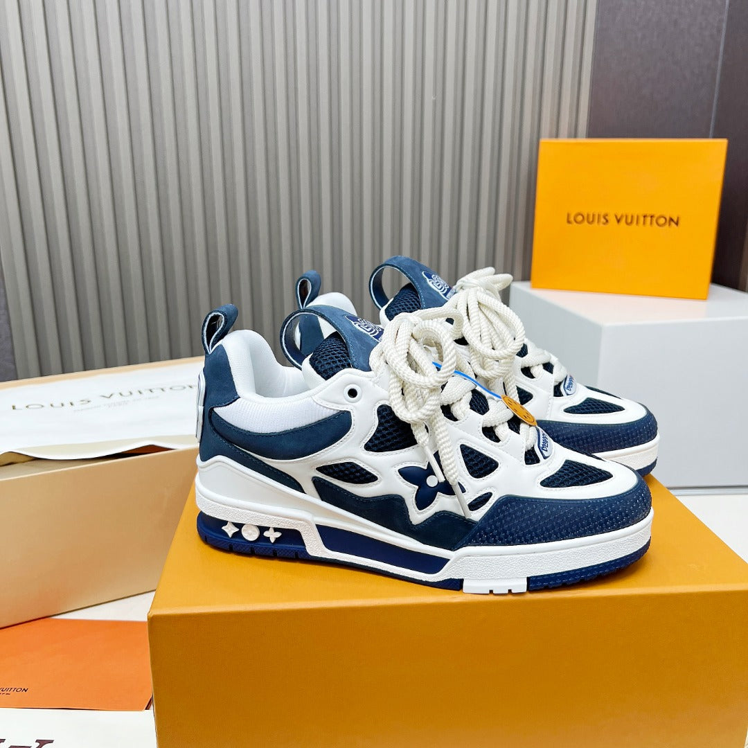 Men's Navy Blue Skate Sneaker
