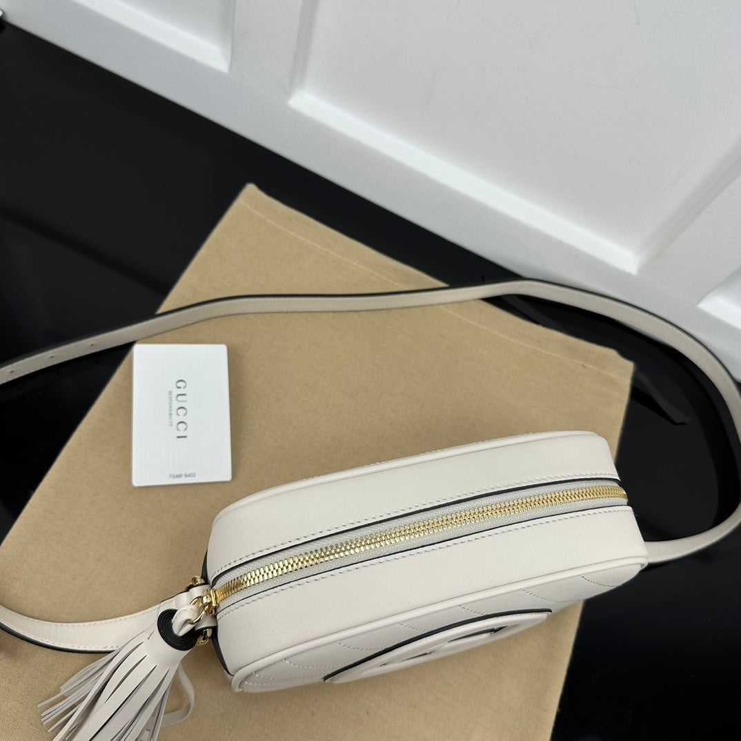 White GB Small Shoulder Bag