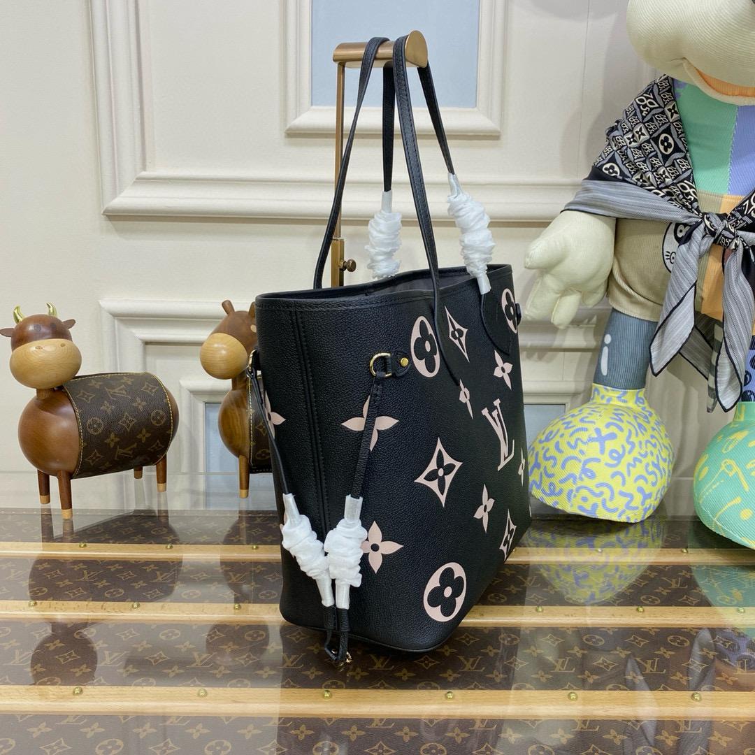 Black & Beige N MM Tote Bag