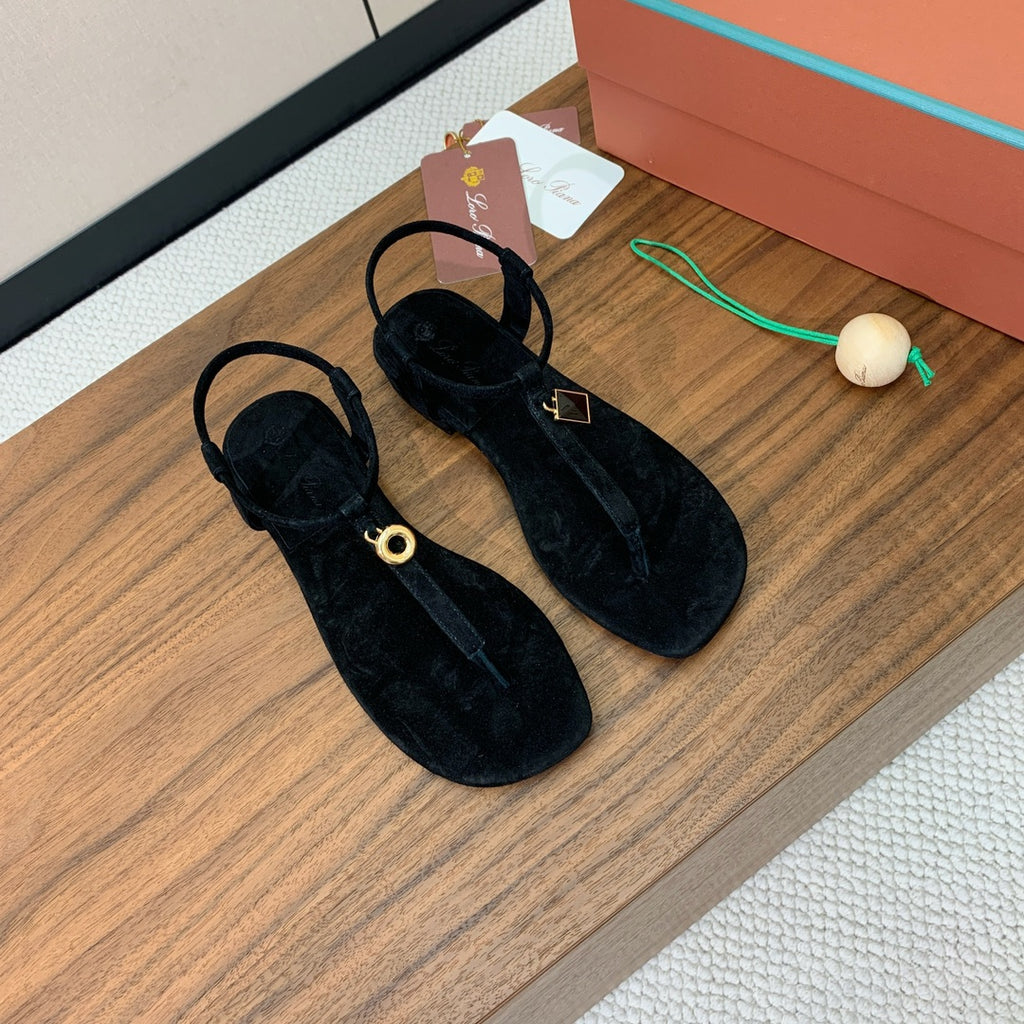 Black Mindil Sandal