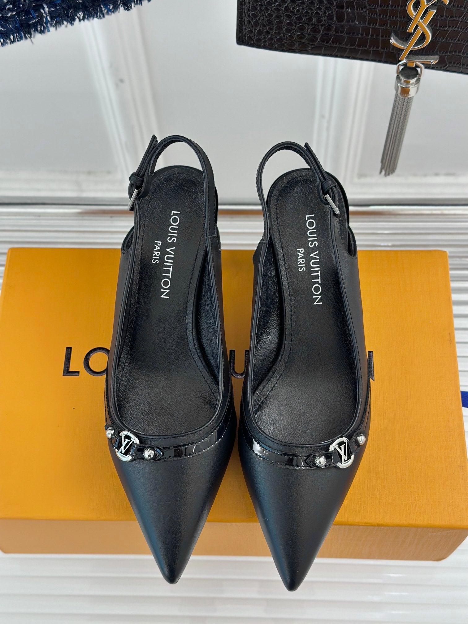 Black 6AM Slingback Pump