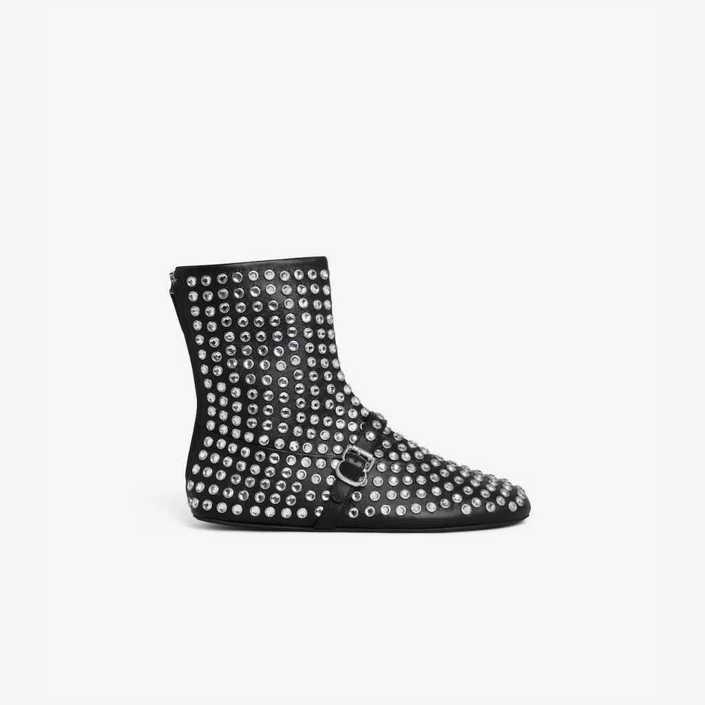 Black High Ballet Flats