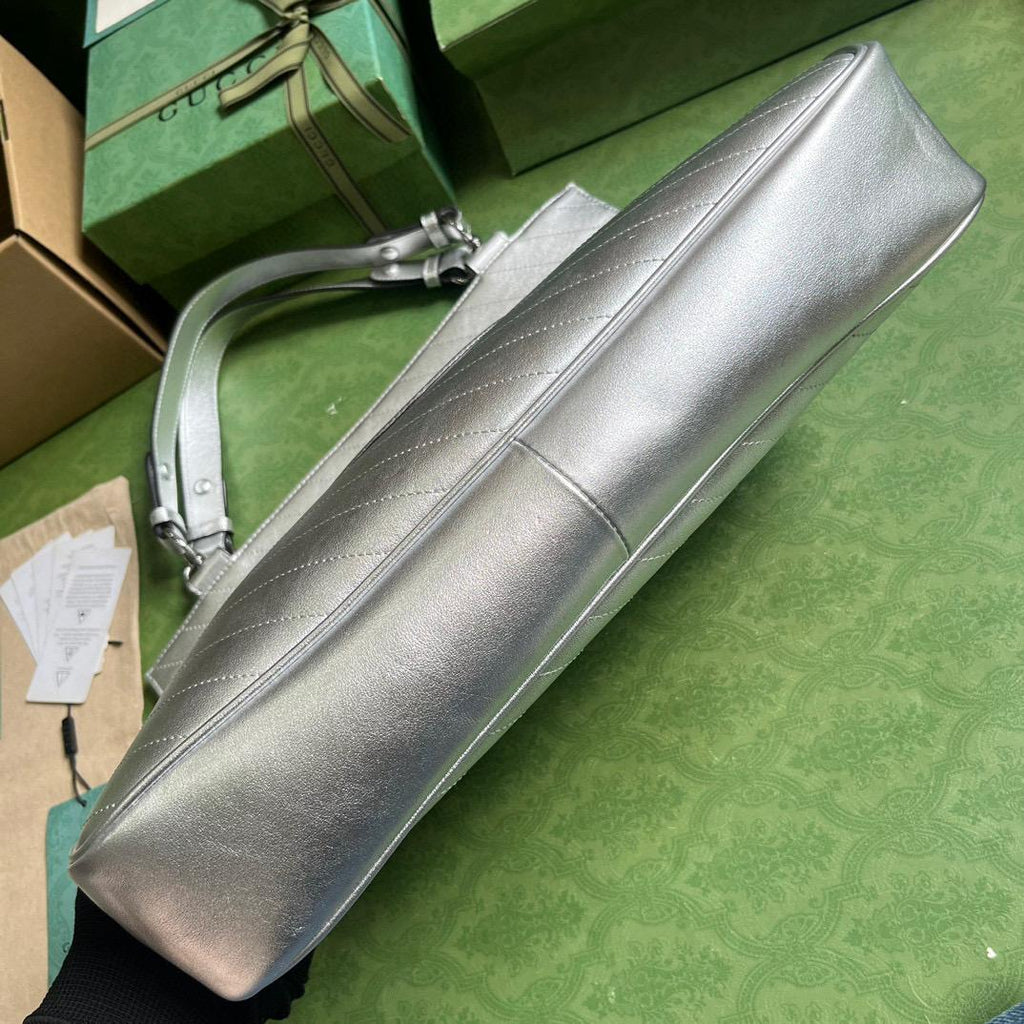 Silver GB Small Tote Bag