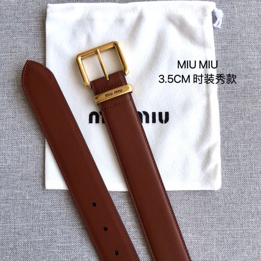 Tobacco FTR Leather Belt