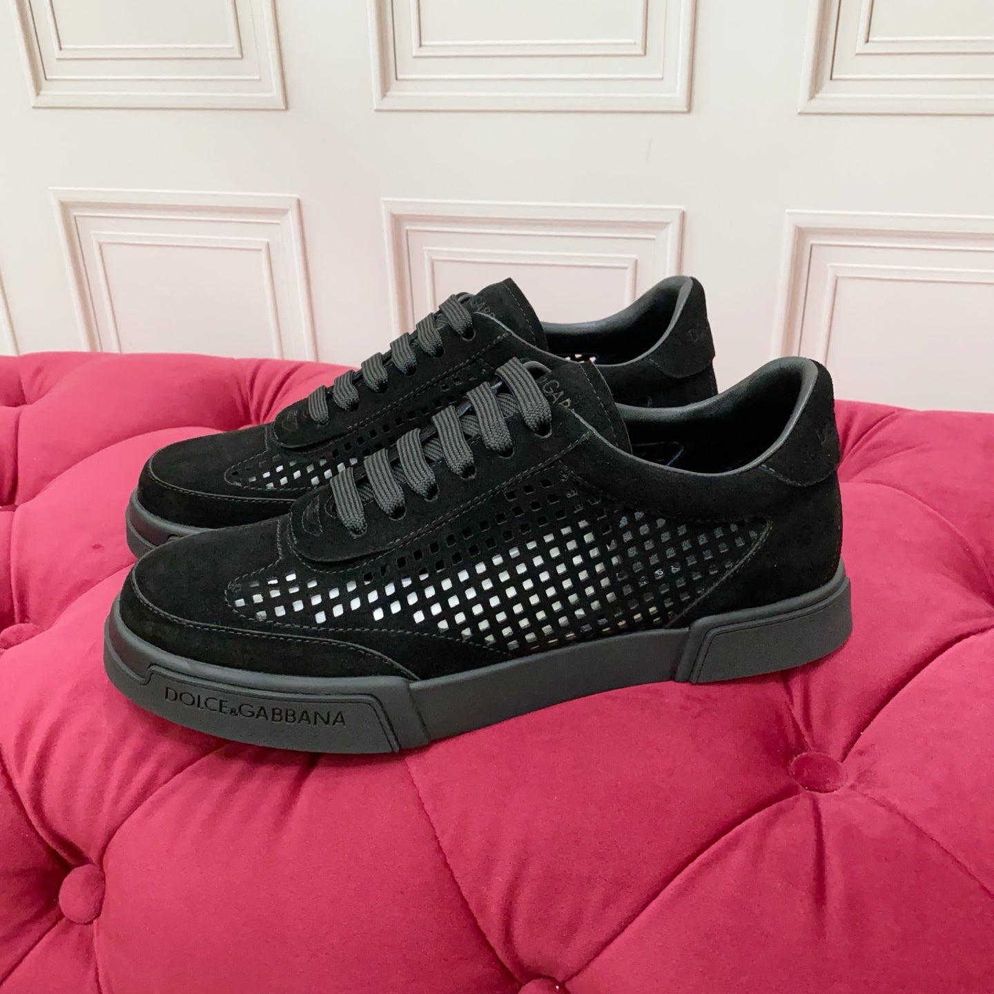 Black Suede Portofino Yacht Shoes