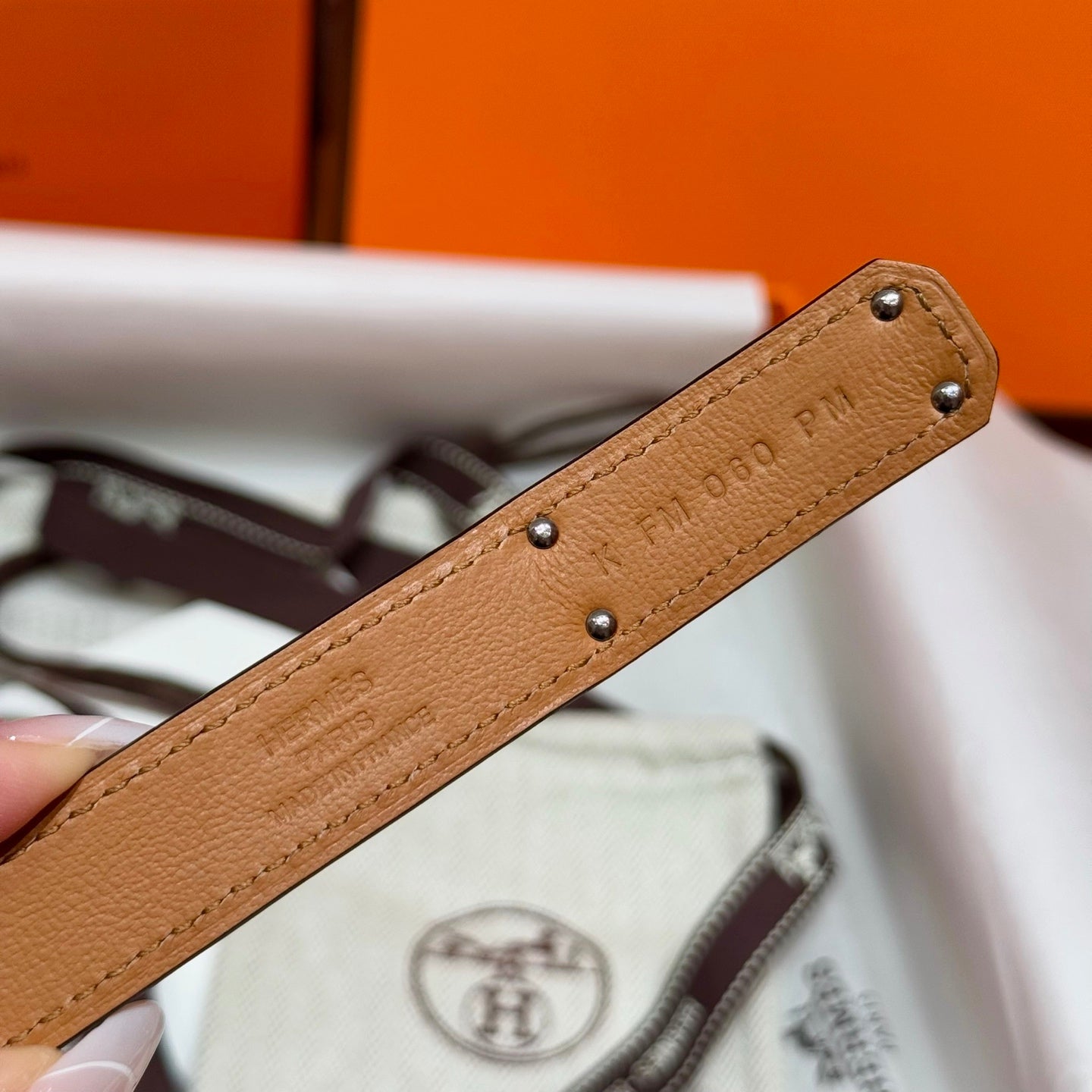 Noir Kelly 18 Belt With Palladium Plated