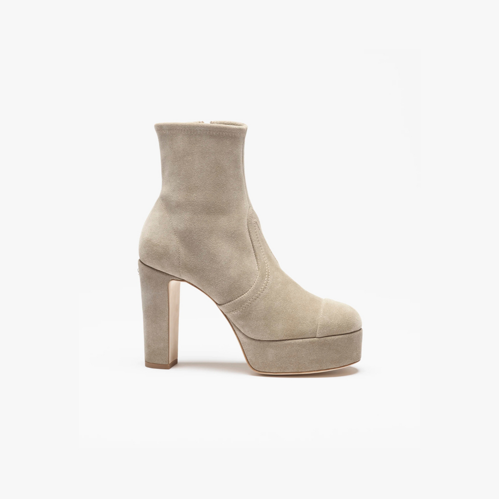 Beige Short Boots
