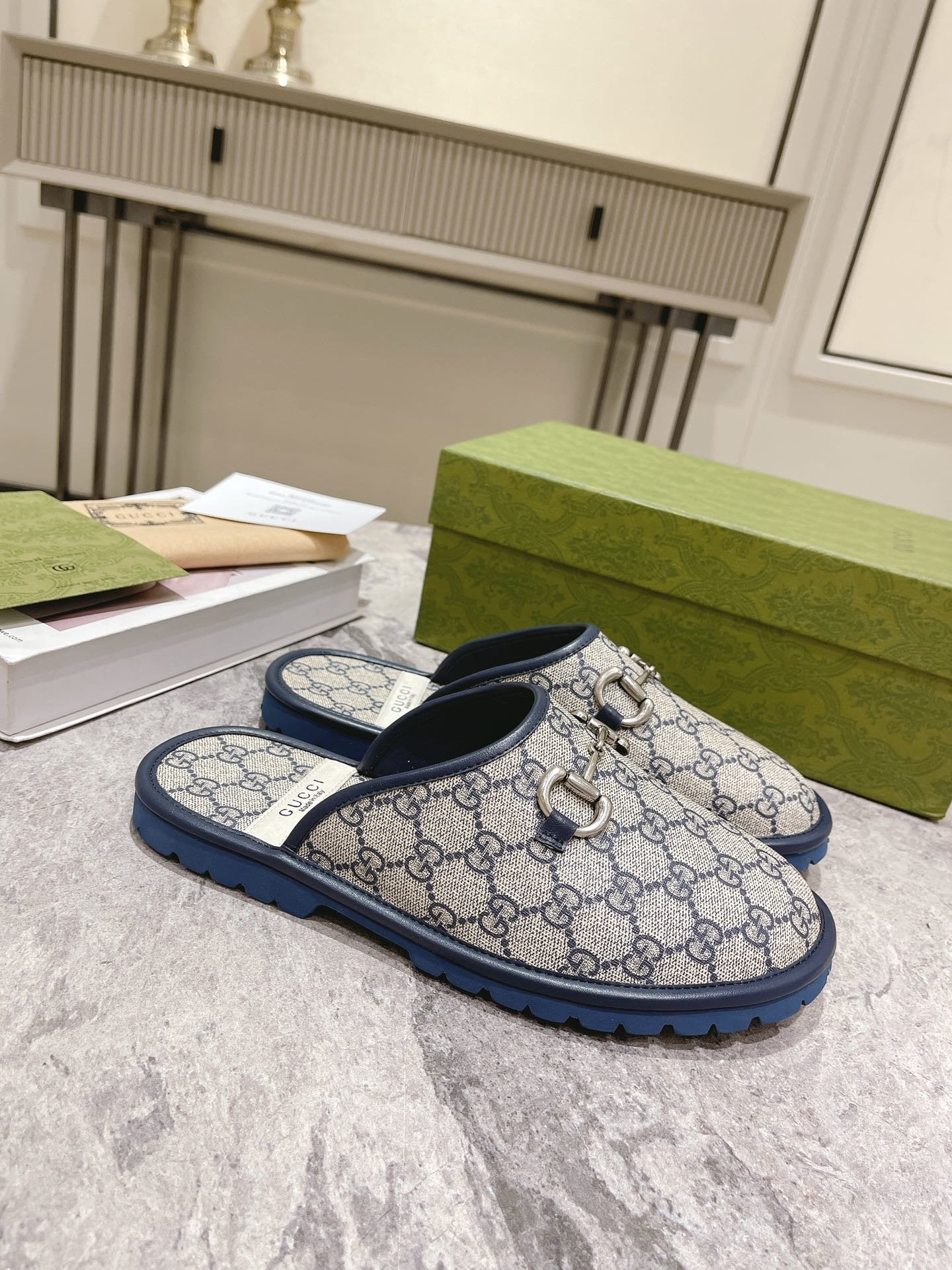 Blue GH men's slipper