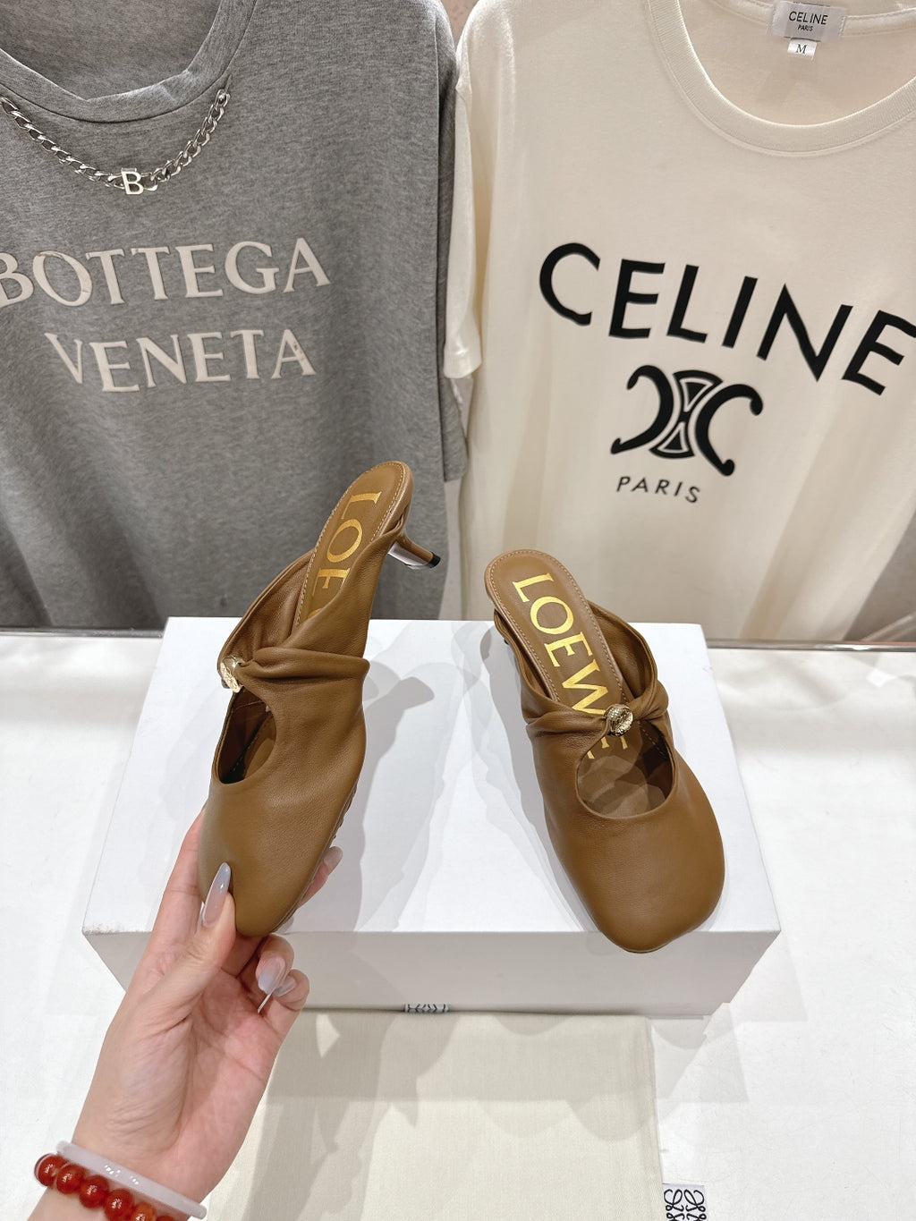 Oak Pebble Soft Mule