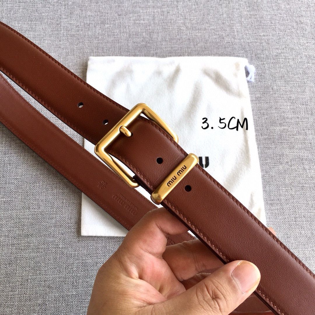 Tobacco FTR Leather Belt