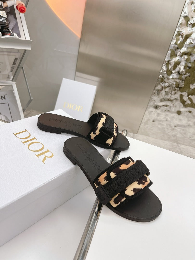 Beige multicolor DE slide