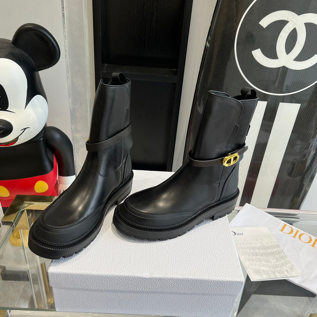 Black Empreinte Ankle Boot