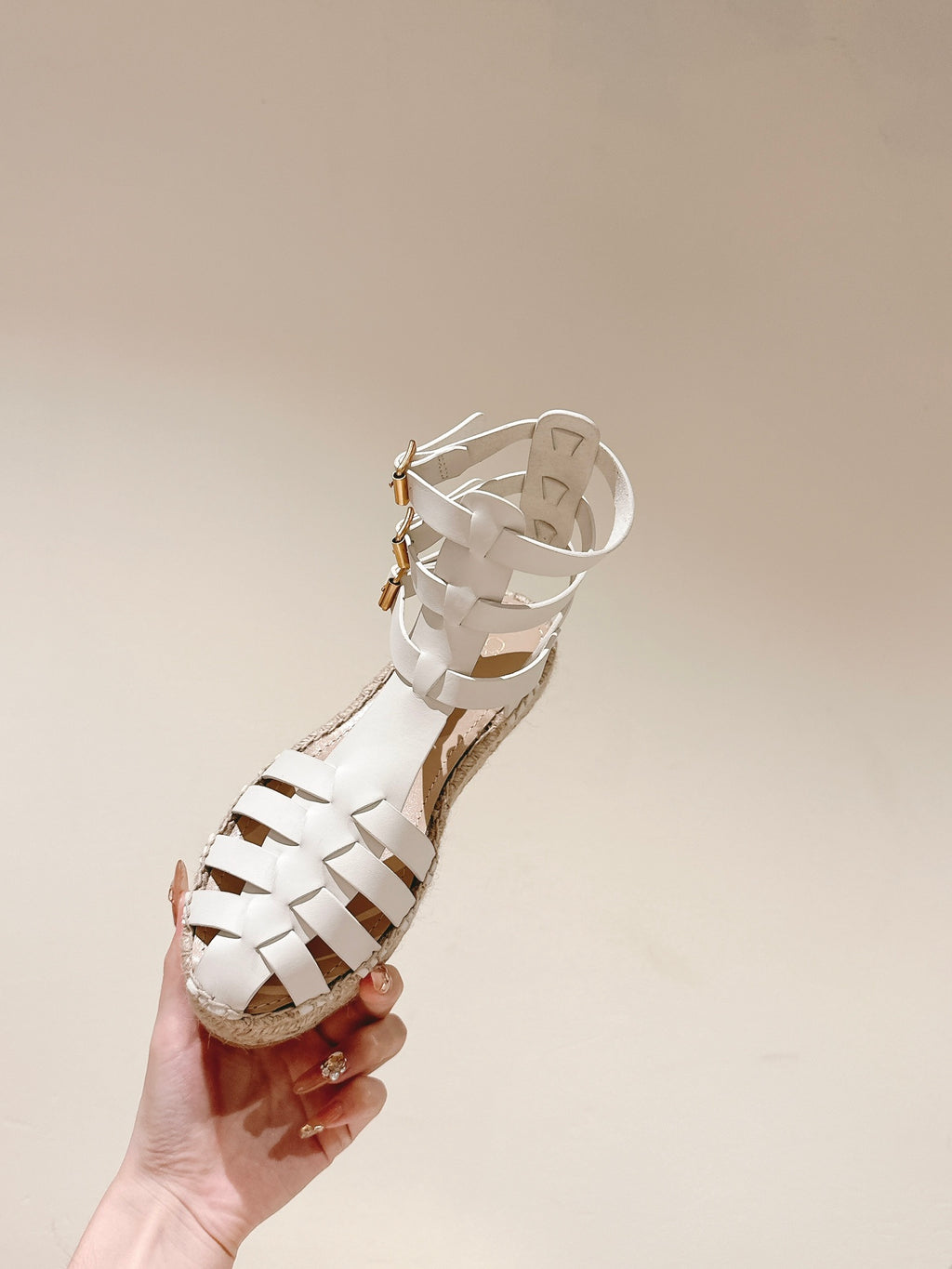 White DD Marine Sandal