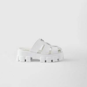 White Monolith Rubber Mules
